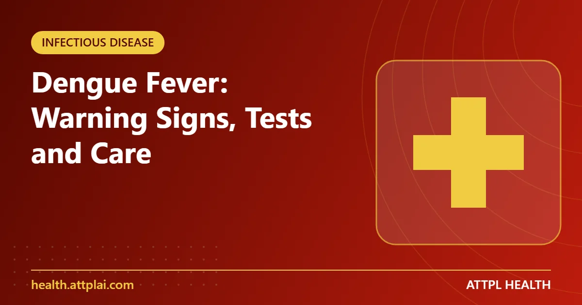 Dengue Fever: Warning Signs, Tests and Care
